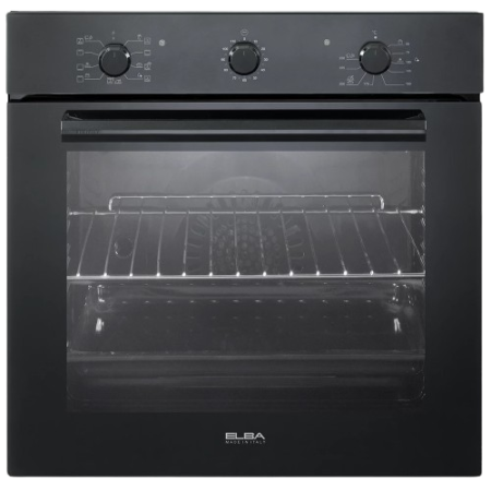 Elba 60cm Built-In Electric Oven E6XLB Black
